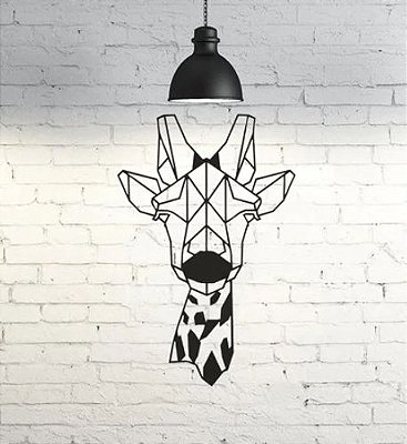 Decoração Geométrica - Girafa em 3D