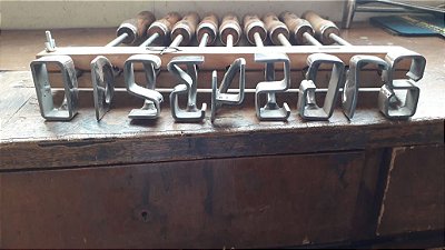 JOGO DE NUMEROS DE 6 CM QUADRADO