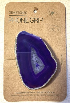 Phone Grip - Ágata Roxa
