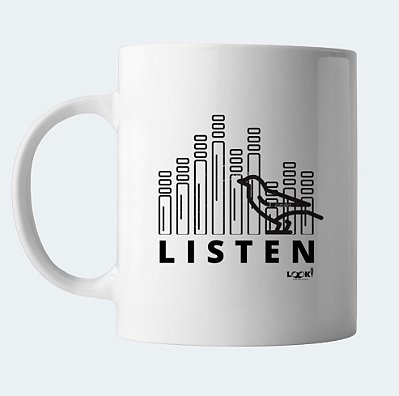 Caneca LOOK! Listen