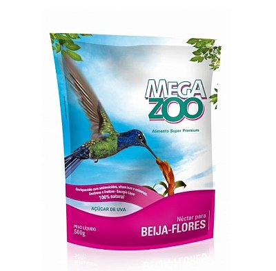 Néctar Beija-Flor Megazoo 500g (Acúcar de Uva)