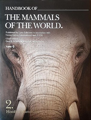 Livro Handbook of the Mammals of the World - vol 02. Hoofed Mammals - USADO