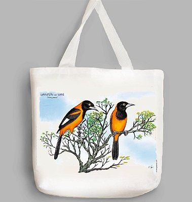 Ecobag Ornitologia e Arte - Corrupião