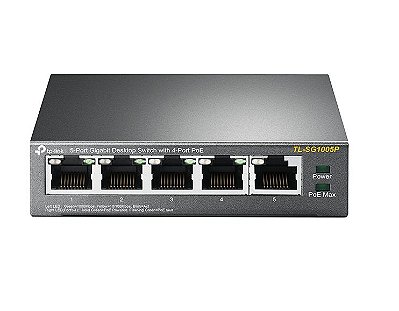 TP-Link Switch, HUB 05P TL-SG1005P 10/100/1000 4P PoE