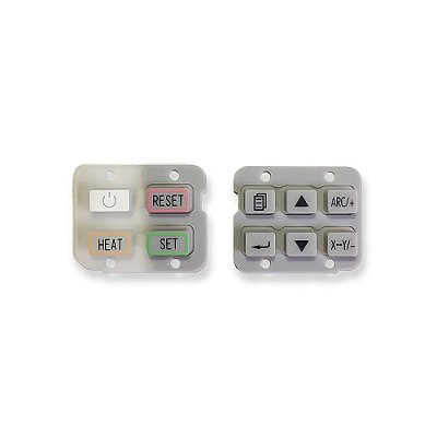 Botões Cinza para Orientek T40