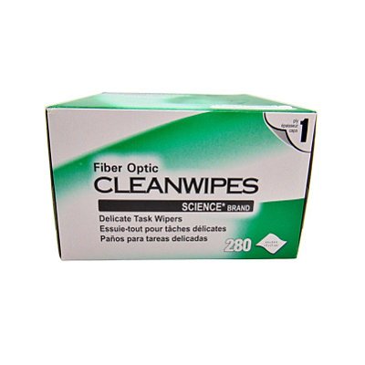 Lenços De Limpeza 280 Unidades Clean Wipes P/Fibra