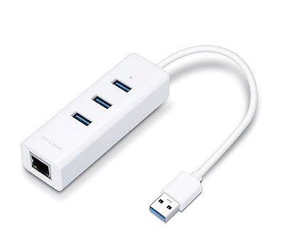 Adaptador Ethernet Gigabit TP-Link USB 3.0 UE330  3 Portas