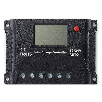 Controlador Solar PWM 10A 12V/24V SR-HP2410