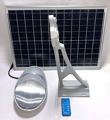 Refletor de Poste Solar 60W CNSDPV-60S Policristalino KIT
