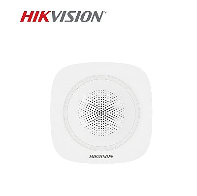 Alarme Interno de Incêndio Sirene Hikvision WiFi DS-PS1-I-WB