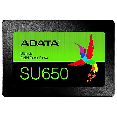 SSD ADATA 480GB SU650 2.5" SATA 3 - ASU650SS-480GT-R 3D NAND