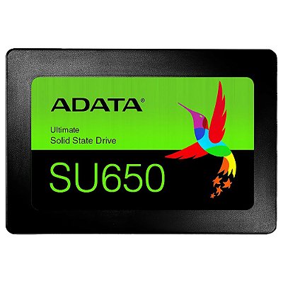 SSD ADATA 240GB SU650 2.5" SATA 3 - ASU650SS-240GT-R 3D NAND