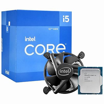 Processador Intel Core i5-12400 S1700 2.5GHZ 18MB BOX