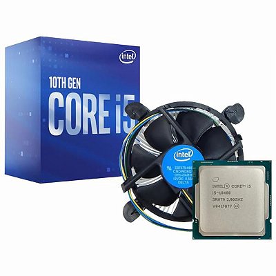 Processador Intel Core i5-10400 S1200 2.9GHZ 12MB BOX (COM COOLER)