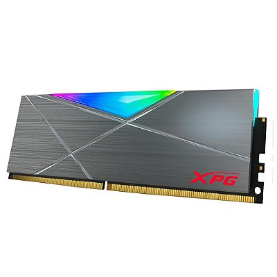 Memória DDR4 8GB 3200MHz ADATA XPG SPECTRIX D50 RGB CINZA AX4U32008G16A-ST50