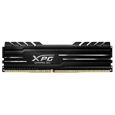 Memória DDR4 8GB 3200MHz ADATA XPG GAMMIX D10 PRETO AX4U32008G16A-SB10 (M)