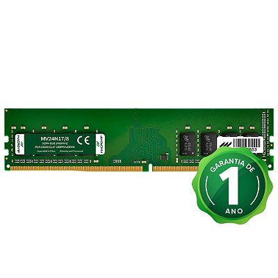 Memória DDR4 8GB 2400MHz Macrovip MV24N17/8