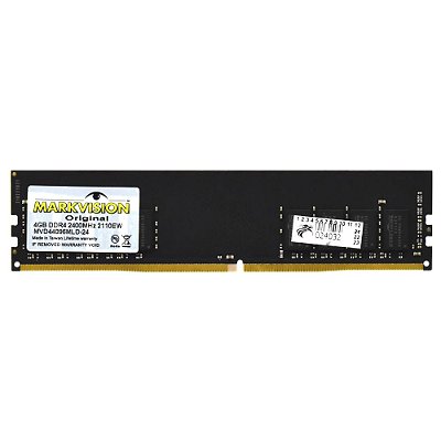 Memória DDR4 4GB 2400MHz MARKVISION - MVD44096MLD-24