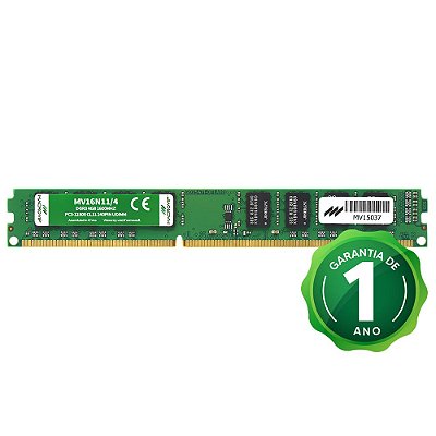 Memória DDR3 4GB 1600MHz Macrovip MV16N11/4