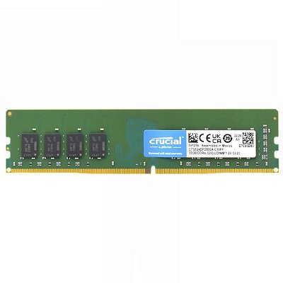 Memória DDR4 32GB 3200MHz Crucial CT32G4DFD832A