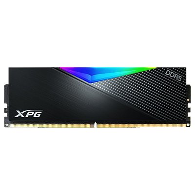 Memória DDR5 16GB 5200MHz ADATA XPG LANCER RGB PRETO AX5U5200C3816G-CLARBK