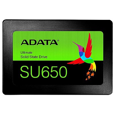 SSD 120GB ADATA SATA 3 2.5" SU650 ASU650SS-120GT-R 3D NAND 450/520 MB/s