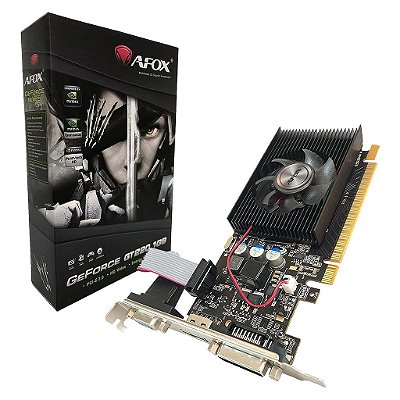 Placa De Vídeo Afox Geforce Gt-220 1Gb / Ddr3 - (Af220-1024D3L2)