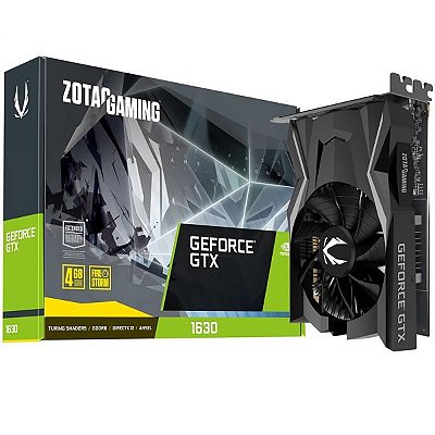 Placa De Video Zotac Gaming Geforce Gtx 1630 4 Gb Gddr6 (Zt-T16300F-10L)