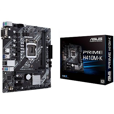Placa Mãe Asus Prime H410M-K Lga 1200 Ddr4