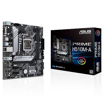 Placa Mãe Asus Prime H510M-A Lga 1200 Ddr4