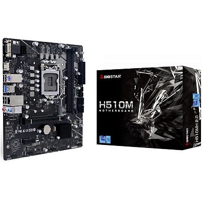 Placa Mãe Biostar H510Mh 2.0 Lga 1200 Ddr4