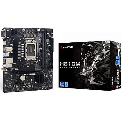 Placa Mãe Biostar H610Mx-E Lga 1700 Ddr4
