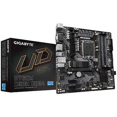 Placa Mãe Gigabyte B760M Ds3H Lga 1700 Ddr4