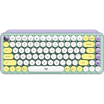 Teclado Sem Fio Logitech Pop Keys - Daydream Mint (Inglês) (920-010708)