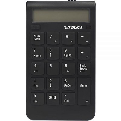 Teclado Numérico Satellite Ak-185 Sem Fio - Preto