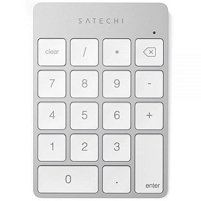 Teclado Numérico Satechi Slim St-Salkps Bluetooth - Prata