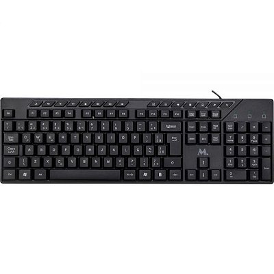Teclado Mtek Kp507X1-Pt Usb - Preto (Português)