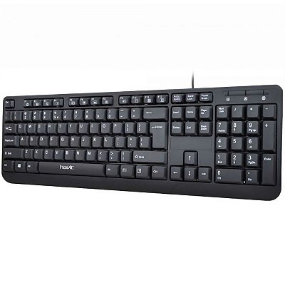Teclado Havit Kb378P Usb - Preto (Português)