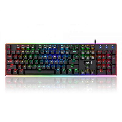 Teclado Gamer Redragon Ratri K595 Rgb - Preto (Inglês)