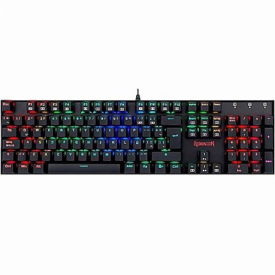 Teclado Gamer Redragon Mitra K551Rgb-1-Sps Rgb - Preto (Espanhol)