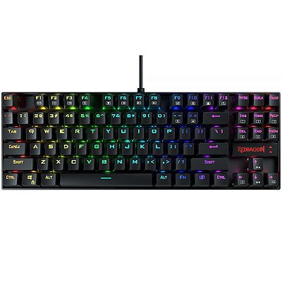 Teclado Gamer Redragon Kumara K552Rgb-1 - Preto (Inglês)