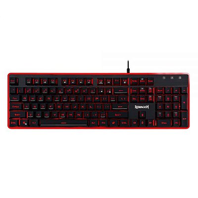 Teclado Gamer Redragon Dyaus K509 Usb - Preto (Espanhol)