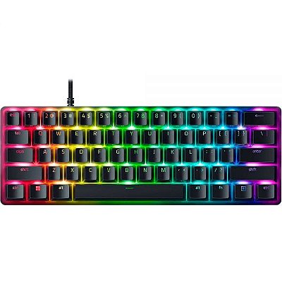 Teclado Gamer Razer Huntsman Mini 60% Rgb Analógico Usb - Preto (Inglês) (Rz03-04340200-R3U1)