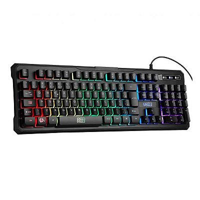 Teclado Gamer Elg Flakes Power Battle Flkt001 - Preto