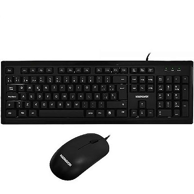 Kit Teclado Magnavox Mca3319-Mo + Mouse Usb - Preto (Espanhol)