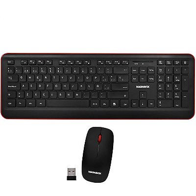 Kit Teclado + Mouse Sem Fio Magnavox Mca5219-Mo - Preto (Espanhol)