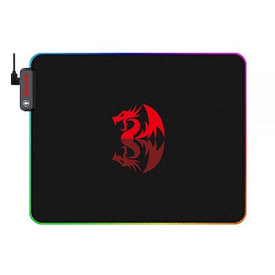 Mouse Pad Redragon P026 Rgb 300 X 260 Mm