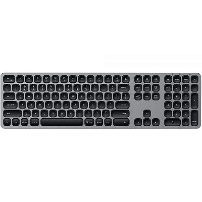 Teclado Satechi St-Ambkm Bluetooth Para Mac - Space Gray (Inglês)