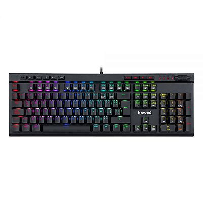 Teclado Gamer Redragon Vata Pro K580 Usb Rgb - Preto (Espanhol)