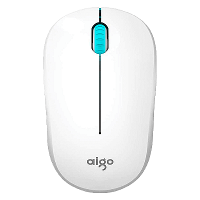 Mouse Aigo M35 - Branco E Verde